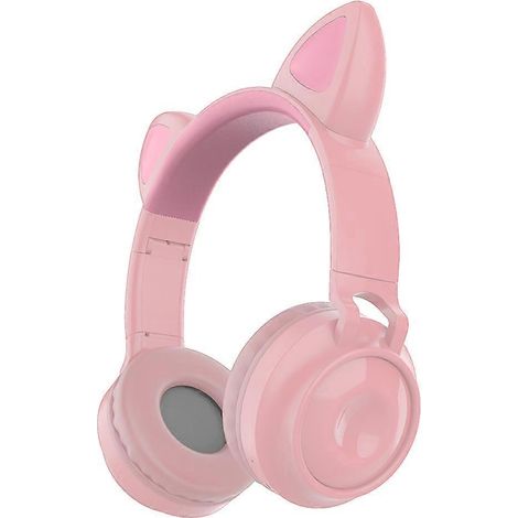 Bluetooth-Headset mit leuchtenden Kätzchen, kompatibel mit Katzenohren, kabelgebundene Kopfhalterung, leuchtende Live-Cartoon-Kopfhörer für Kinder, Rennsport-Motiv (1/4)