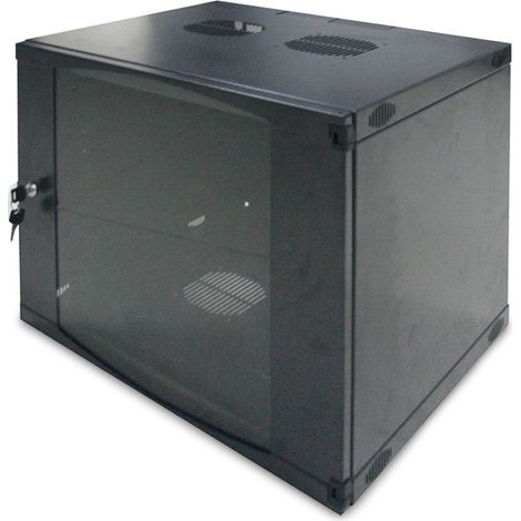 LOGILINK 19" Boîtier mural W12F64G, monobloc, 12U, gris clair
