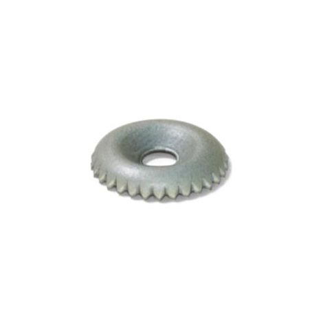Emuca Grapa para trasera de armario, circular, D. 15 mm, Acero, Cincado, 50 ud. -