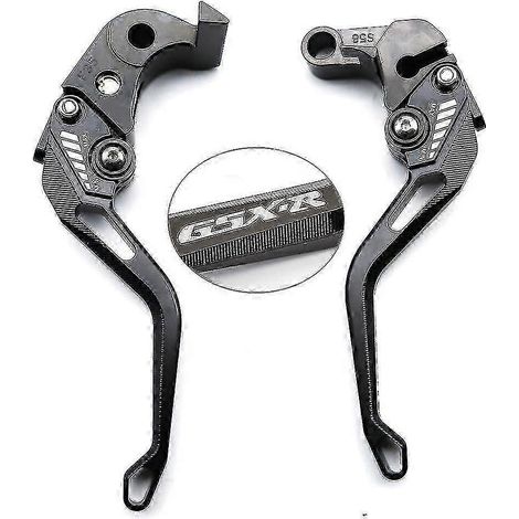 Logo compatible avec les leviers de frein et d'embrayage Suzuki GSX-R 600 et 750 (2011-2021) et GSX-R1000 (2009-2021) (177 mm, doré). (1/4)