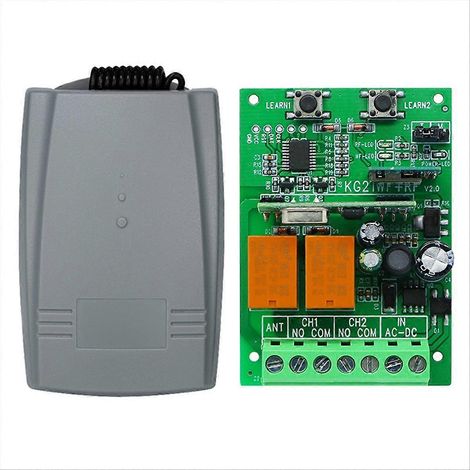 Tuya Smart Switch WLAN-Garagentoröffner mit drahtloser Fernbedienung, 12V/24V-Empfänger und Rolling Code (1/5)