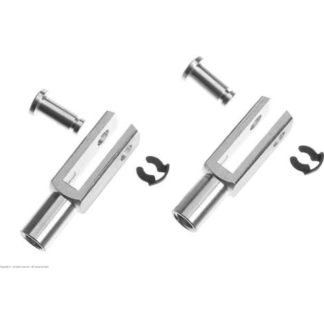 Revtec - Aluminium Clevis - Heavy Duty - M4 - 2 pcs