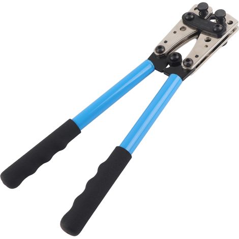Pince à sertir en acier au carbone 22-10AWG, outil de sertissage de câble bleu portable (1/5)