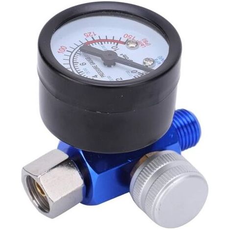 Regulateur De Pression D Air Avec Manometre - Pour Piston A Peinture Pneumatique - 0 10 Bar - Raccord G1 4 - 104 G (1/5)