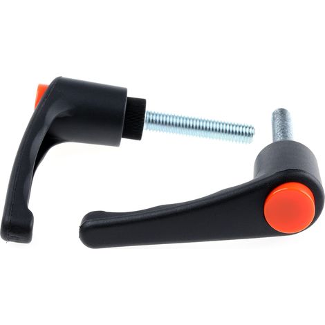 Levier de serrage RS PRO, , filetage M10, Mâle L. 50mm ( Prix pour Paquet de 2 ) (1/2)