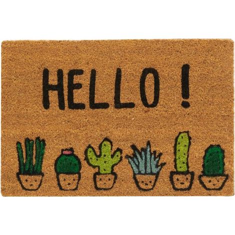 in fibra di 60 x 40 cm Cactus ciao