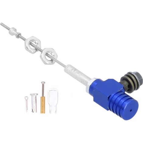 Maître-cylindre d'embrayage hydraulique M10x1,25 mm en alliage d'aluminium, modification pour moto, quad et moto tout-terrain, bleu (1/5)