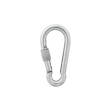 MOSCHETTONE PER CORDA CON CHIUSURA E SICUREZZA DIN 5299D 5x50mm 5mm 50mm
