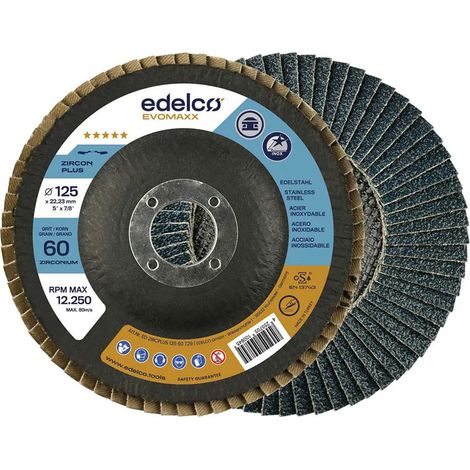 Disco mille-foglie EDALCO Zirconium Zircon Plus 125/40, base piatta, elevata durata.