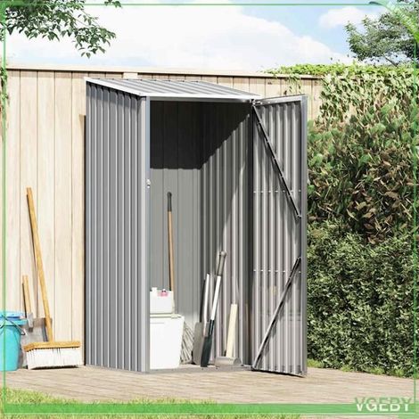 Abri de jardin - FAFEICY - 46290 - Gris - Acier galvanisé - 87x98x159 cm (1/5)