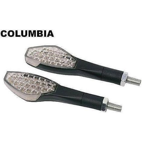 Intermitentes LED Oxford Columbia CE (2 unidades) con resistencias para motocicleta y ATV