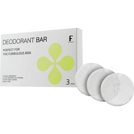 Désodorisant pour litière – Lot de 3 pièces – Neutralise les odeurs 30 jours – Formule naturelle et non toxique – Emballage biodégradable - Cura3