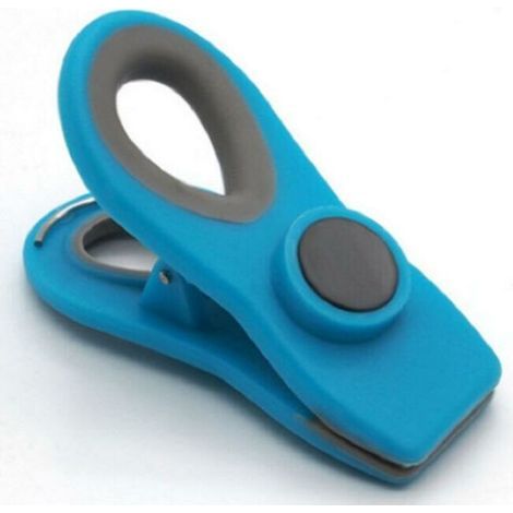Kreativer Verschlussclip für Lebensmittelbeutel mit Magnet 5 (blau) (1/5)