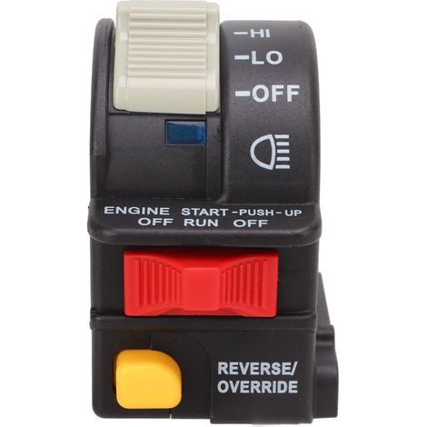 Aramox 4110248 Interrupteur de Guidon Gauche pour Démarreur Kill Light Switch Assembly 4110248 Remplacement étanche pour Polaris 455 1999‑2001. (1/5)