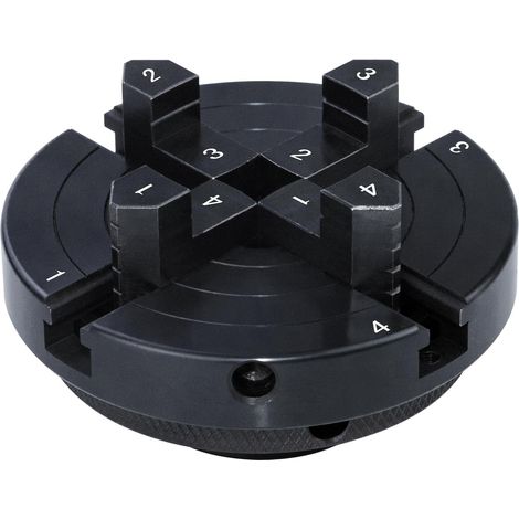 Drehbankfutter für Holz, 102 mm, 4-Backen, selbstzentrierendes Drehbankfutter M33 mit M18-Adapter (1)
