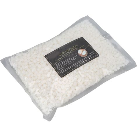 Cire dépilatoire dure en perles pour hommes et femmes, à utiliser à domicile pour les bras et les jambes (violet pailleté, 500 g) (1/5)