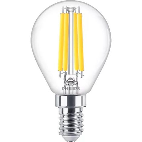 Lampadina LED “MASTER Value Glass” E14 (3,4W 2700K 470lm) IP20 Ø4,5x8cm colore trasparente