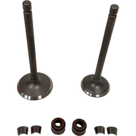 Accessoires de soupapes de moteur de moto pour HONDA CG350 LF300 HW350 : clips de joint d’huile de soupape, clips de verrouillage de soupape et fixations de ressort de soupape.