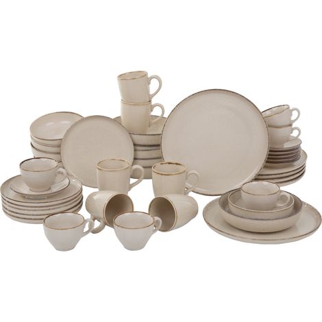 Service de table beige Ambition Craft pour 6 personnes, 42 pièces (5904134514905) (1/5)