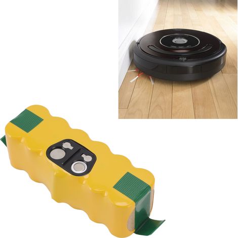 Convient aux aspirateurs robots iRobot Roomba avec une batterie NiMH de 6000 mAh (14,4 V). (1/5)