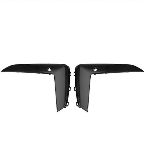 G30/G38 Série 5 Bande de Moulure Avant Gauche/Droite, Moulure de Pare-Choc pour BMW 5 Series, Garniture Latérale Noire, Kit de 2 Pièces, Remplacement Direct (1/5)