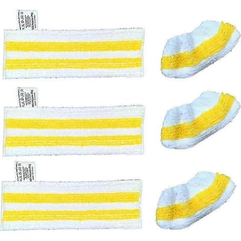 Accessoires AURA pour aspirateur à main Easyfix Sc2 Sc3 Sc4 Sc5 : chiffons de nettoyage en microfibre pour balai vapeur (1/5)