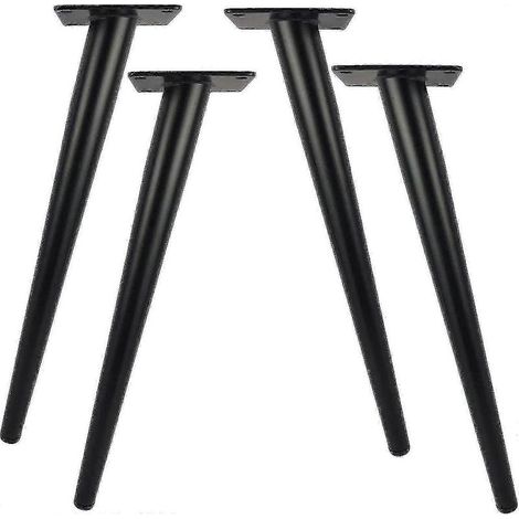30 cm lange Tischbeine aus Metall, Tragkraft 800 kg, 4er-Set, für Möbelersatz (Schrank, Schreibtisch, Stuhl, Hocker) – Perfekt (1/5)