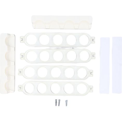 Présentoir à capsules de café, organisateur pour 20 capsules, présentoir mural pour la cuisine, la maison ou le bureau, blanc (1/5)