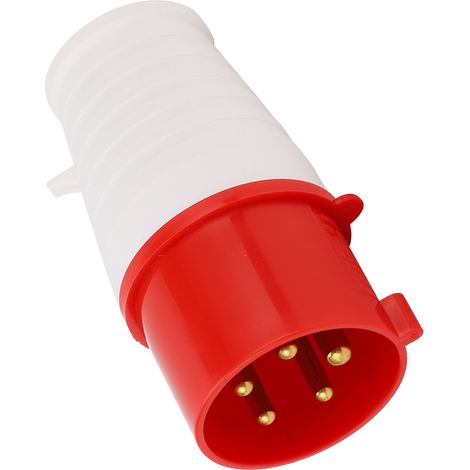 Industrieller Netzstecker, 5-polig, 3-phasig, explosionsgeschützt, wasserdicht, 32 A, 220–380 V/240–415 V (1/5)