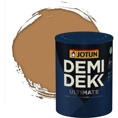 Peinture Bois - DEMI DEKK ULTIMATE - Lasure Opaque Satinée - RAL 1011 - 0,75L (1/2)