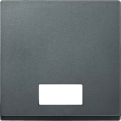 Merten Kontrollwippe Schalter anthrazit mit System M 433814 div.Symbole für Bussystem (1/2)