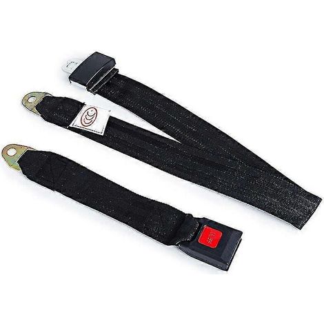 Ceinture de sécurité universelle réglable et rétractable à 2 points pour siège auto/bus (1/4)