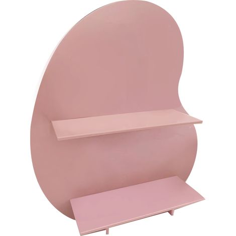 Range de cosmétiques, étagère à maquillage, organisateur de salle de bain, chambre, coiffeuse, bureau, rose, taille S (1/5)