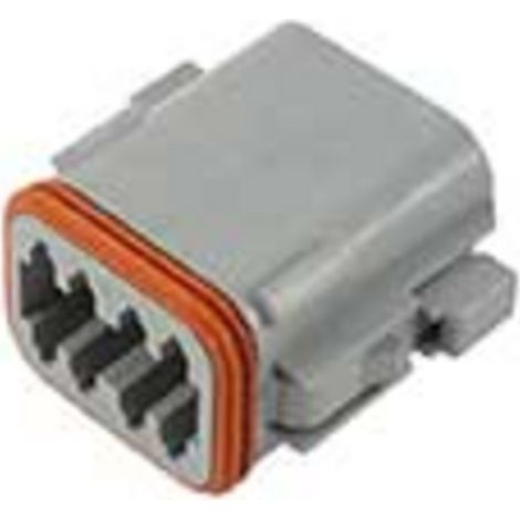 TE Connectivity DT06-08SA Rundstecker Buchse, gerade Gesamtpolzahl: 8 Serie (Rundsteckverbinder): DT