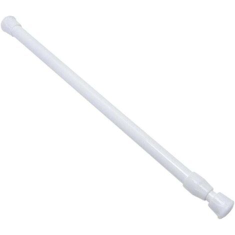 Extendable Curtain Rod, Extendable Tension Rod, Easy to Install for Net Curtains, Extendable Telescopic Rods for Shower Curtain, Bathtub, Door Cabinets