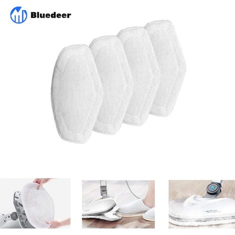 Ersatz-Wischpads für die Polti Vaporetto Vaporforce Bürste, kompatibel mit Smart 35Mop, Smart 40Mop, Smart 100, SV400Hygiene, SV420Frescovapor, SV440Double usw. (4 Stück) Bluedeer (1/4)