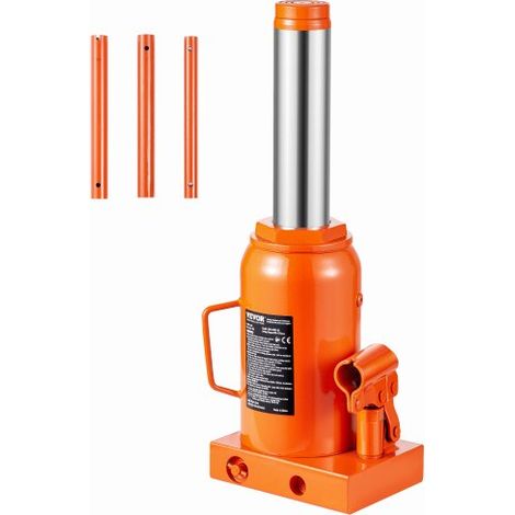 Cric bouteille hydraulique 30 t cric bouteille soudé avec longue (1/5)