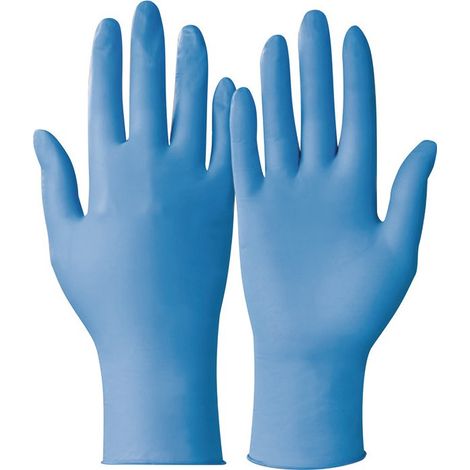 Guantes desechables Multitril® V747 Talla 9 azul Nitril 50 St. / Caja