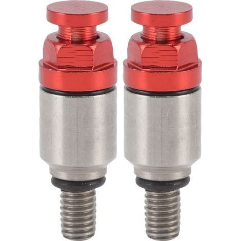 Pasamer Soupape Continue Avant 2 X Envoudige Heavy Duty Heavy Duty Ensemble de Soupape Continue Avant M5 X 0,8 pour Les PièCes de Moteur (Rouge). (1/5)