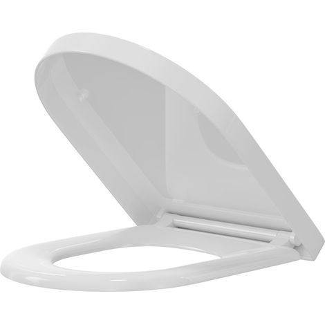 D Shaped 360mm Wrap Over Quick Release Soft Close Toilet Seat (1/5)