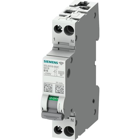 Siemens 5SL60166MC Interruptor automático bipolar 16 A fiable