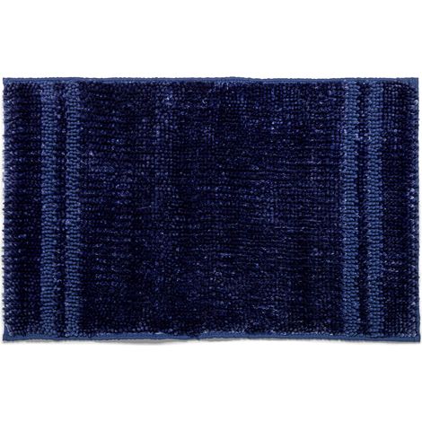 SWEET HOME - Tappeto Bagno Assorbente e Antiscivolo in Morbido Tessuto di Ciniglia, Tappetino Bagno Elegante e Colorato Lavabile a 30°, Tappeti Bagno Pratici e Confortevoli, 1 Pezzo, 50x80 cm (1/5)