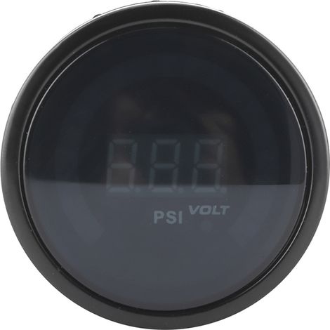 Manomètre de turbocompresseur 52 mm/2 pouces - Affichage numérique LED 15-45 PSI pour véhicules à essence 12 V (1/5)