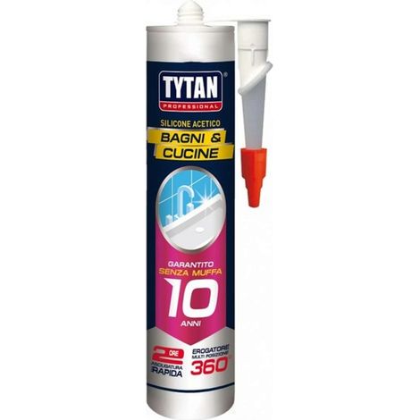 SILICONE ACETICO BAGNI E CUCINE TYTAN (1/4)