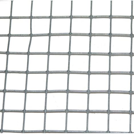 CENTRALE BRICO Grillage pour animaux soudé gris, H.1 x L.3 m, maille H.12 x l.12.7 mm (1/3)