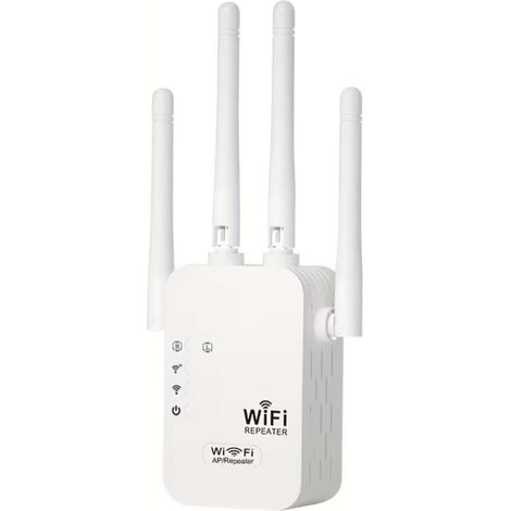 Amplificateur WiFi double bande 1200 Mbps, répéteur WiFi 1000 m², point d'accès WiFi 2,4 GHz et 5 GHz - WIFINA 5G (1/5)