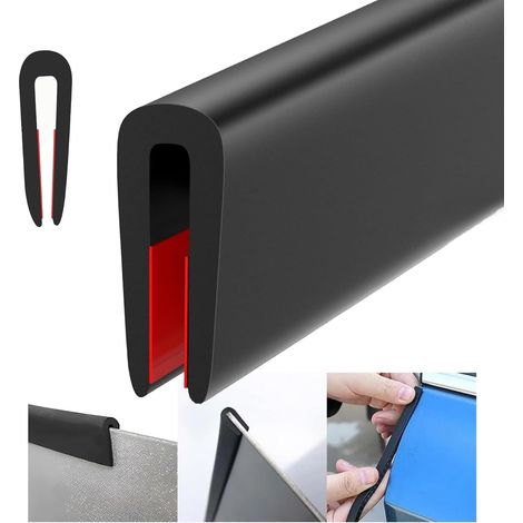 Joint Porte Voiture Joint Caoutchouc Adhesif Joint Bord De Tole Protection Bord De Tole Protection Porte De Voiture,Protege Portiere Voiture Flexible pour Bord Tranchant en TôLe (3.5m5mm) (1/5)