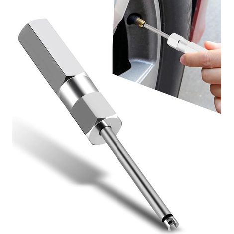 1 pezzo kit di riparazione pneumatici auto estrattore valvola kit di riparazione inserto valvola strumento di riparazione valvola chiave per valvola di riparazione pneumatici Affidabile (1/5)