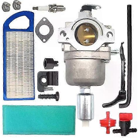 Carburateur Nikki 799727 compatible avec les moteurs Briggs & Stratton 799727, 698620 et 794572 (14 et 15 CV) et Intek pour tracteurs tondeuses et tondeuses à gazon (référence Nikki : JXLGV). (1/5)