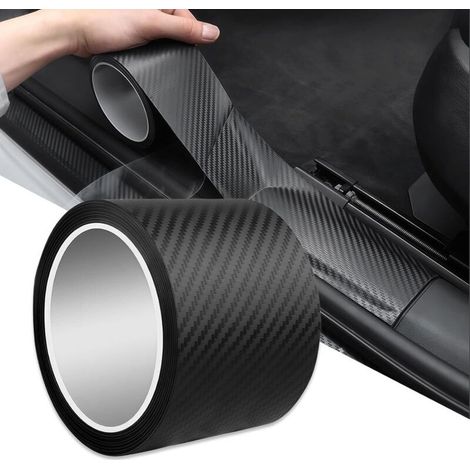 Protection Seuil de Porte, 10cm X 3 m Autocollants de Protection de Seuil de Voiture Seuil de Porte Voiture Bande Seuil de Porte Voiture Transparent Protection Seuil Porte Voiture pour Voitures (1/5)